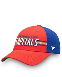 FANATICS Branded Redblue Washington Capitals True Classic Structured Adjustable Hat
