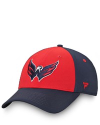 FANATICS Branded Rednavy Washington Capitals Iconic Defender Flex Hat