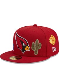 New Era Cardinal Arizona Cardinals Team Local 59fifty Fitted Hat