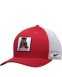 Nike Crimson Alabama Crimson Tide Classic 99 Alternate Logo Trucker Adjustable Snapback Hat