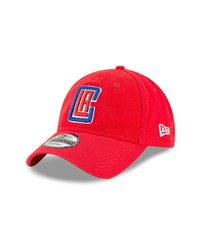 New Era Cap New Era Red La Clippers Core Classic Secondary 9twenty Adjustable Hat At Nordstrom