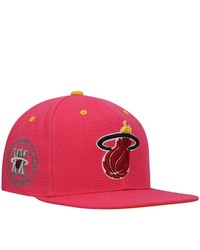 Mitchell & Ness Pink Miami Heat 20 Years Of Heat Color Flip Snapback Hat At Nordstrom