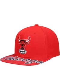 Mitchell & Ness Red Chicago Bulls Hardwood Classics Swingman Pop Snapback Hat At Nordstrom