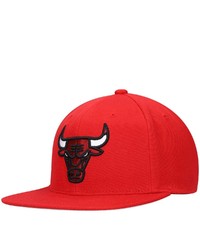 Mitchell & Ness Red Chicago Bulls Team Hardwood Classics 1992 Nba Finals Patch Snapback Hat