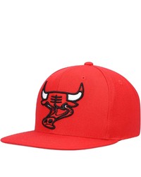 Mitchell & Ness Red Chicago Bulls Warp Snapback Hat At Nordstrom