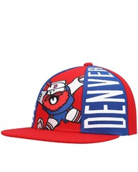 Mitchell & Ness Red Denver Nuggets Hardwood Classics Big Face Callout Snapback Hat