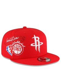 New Era Red Houston Rockets Back Half 9fifty Snapback Adjustable Hat At Nordstrom