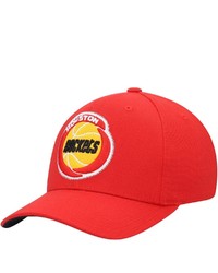 Mitchell & Ness Red Houston Rockets Hardwood Classics Zigm Zagm Redline Snapback Hat At Nordstrom