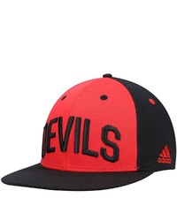 adidas Red New Jersey Devils Large Team Wordmark Snapback Hat At Nordstrom