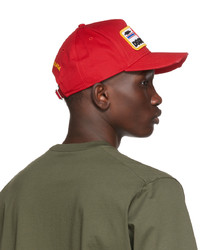 DSQUARED2 Red Patch Baseball Cap
