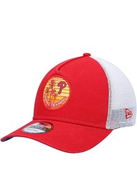 New Era Red Philadelphia Phillies Sunset Trucker 9forty Snapback Hat At Nordstrom