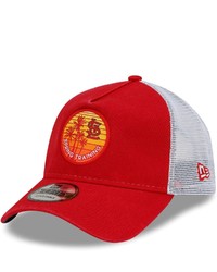 New Era Red St Louis Cardinals Sunset Trucker 9forty Snapback Hat At Nordstrom