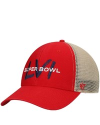'47 Red Super Bowl Lvi Flag Mvp Trucker Snapback Hat At Nordstrom