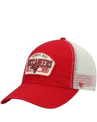 '47 Red Tampa Bay Buccaneers Penwald Trucker Clean Up Snapback Hat At Nordstrom
