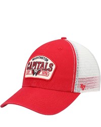 '47 Red Washington Capitals Penwald Trucker Snapback Hat