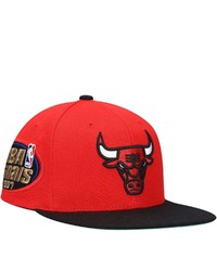 Mitchell & Ness Redblack Chicago Bulls 1997 Xl Finals Patch Snapback Hat At Nordstrom