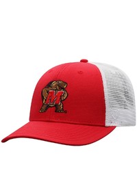 Top of the World Redwhite Maryland Terrapins Trucker Snapback Hat At Nordstrom