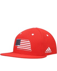 adidas Scarlet Nebraska Huskers On Field Baseball Fitted Hat At Nordstrom