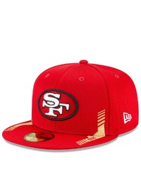 New Era Scarlet San Francisco 49ers 2021 Nfl Sideline Home Historic Logo 59fifty Fitted Hat At Nordstrom