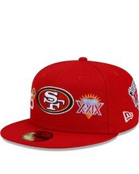 New Era Scarlet San Francisco 49ers 5x Super Bowl Champions Count The Rings 59fifty Fitted Hat At Nordstrom