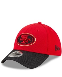 New Era Scarletblack San Francisco 49ers 2021 Nfl Sideline Road 39thirty Flex Hat At Nordstrom
