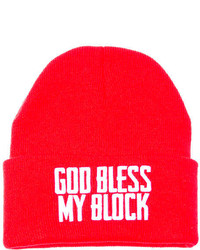 Klp The God Bless My Block Beanie In Red