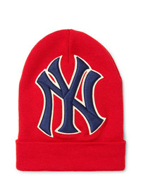 Gucci New York Yankees Appliqud Wool Beanie