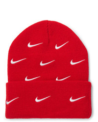 Nike Nrg Logo Embroidered Stretch Knit Beanie