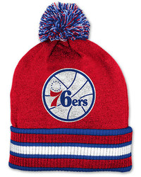 adidas Philadelphia 76ers Nba Cuffed Knit Pom Logo Hat