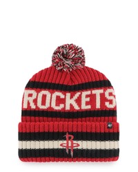 '47 Red Houston Rockets Bering Cuffed Knit Hat With Pom At Nordstrom