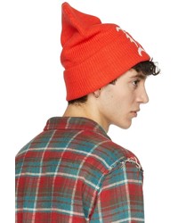 R13 Red Summer Beanie Hat