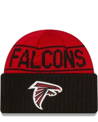 New Era Redblack Atlanta Falcons Reversible Cuffed Knit Hat At Nordstrom