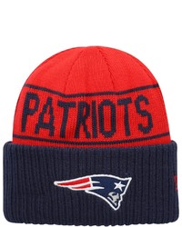 New Era Rednavy New England Patriots Reversible Cuffed Knit Hat At Nordstrom