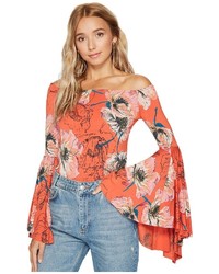 Free People Printed Birds Of Paradise Top Clothing