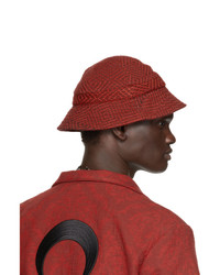 Marine Serre Black And Red Moon Saturation Bell Hat