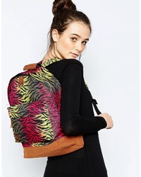 Mi-pac Backpack In Zebra Print