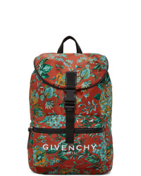 Givenchy Red Logo Packaway Backpack