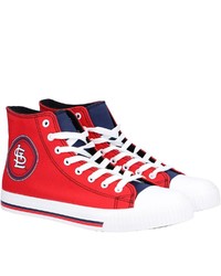 FOCO St Louis Cardinals High Top Canvas Sneakers