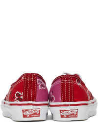 Vans Red Pink Bedwin The Heartbreakers Edition Og Authentic Lx Sneakers