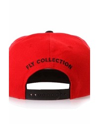 Fly Collection Triple Fly Red And Black Snapback