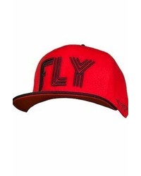 Fly Collection Triple Fly Red And Black Snapback