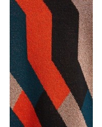 Dries Van Noten Graphic Knit Merino Wool Cardigan