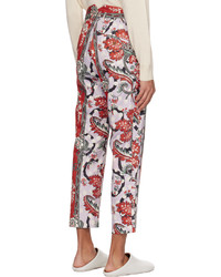 Vivienne Westwood Red Cropped Cruise Trousers