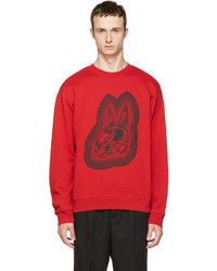 McQ Alexander Ueen Red Bunny Clean Sweatshirt