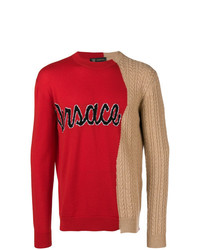Versace Cursive Logo Demi Sweater