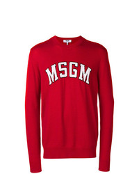 MSGM Logo Patch Sweater