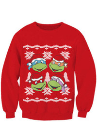Ninja Turtles Print Sweatshirt