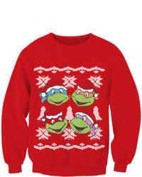 Ninja Turtles Print Sweatshirt
