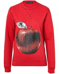 Ostwald Helgason Cotton Apple Sweatshirt In Rust Red