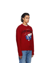 Off-White Red Pascal Medicine Sweater